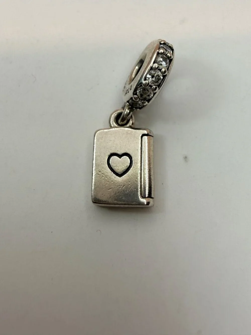 Pandora 791723CZ Retired Happy Birthday Card Dangle Charm S925 ALE